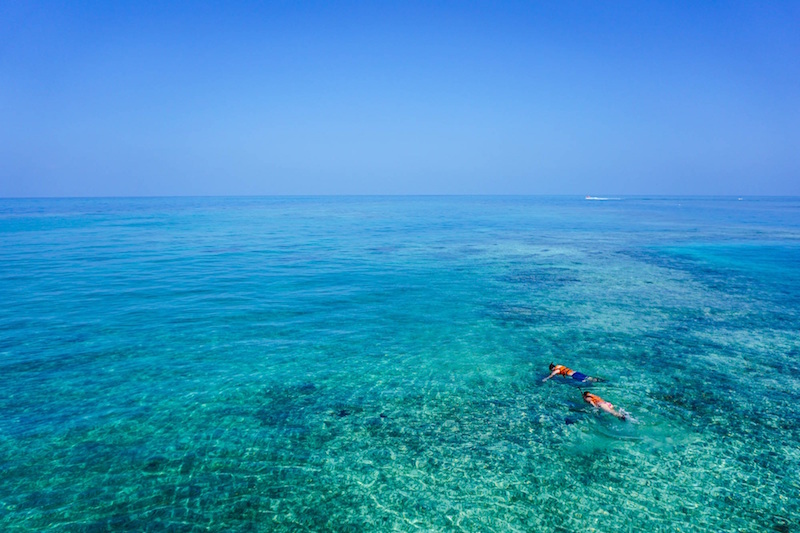 Swim vacation on Syros island in Greece.